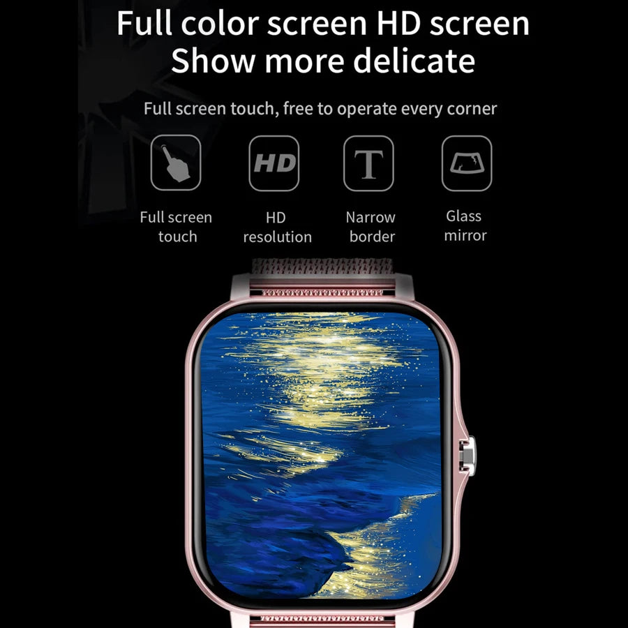 All-in-One Smartwatch – Call & Dial, Fitness Tracking, App Alerts, iPhone & Android Compatible