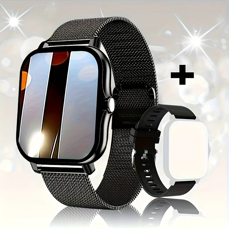 All-in-One Smartwatch – Call & Dial, Fitness Tracking, App Alerts, iPhone & Android Compatible
