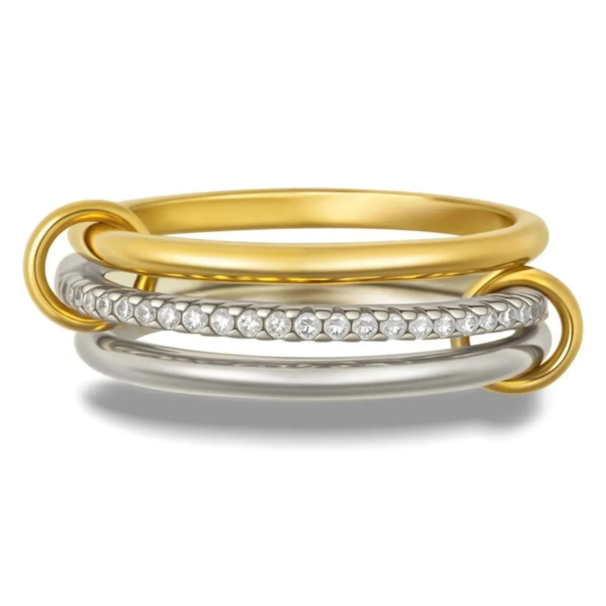 Chic Two - Tone Ring Set