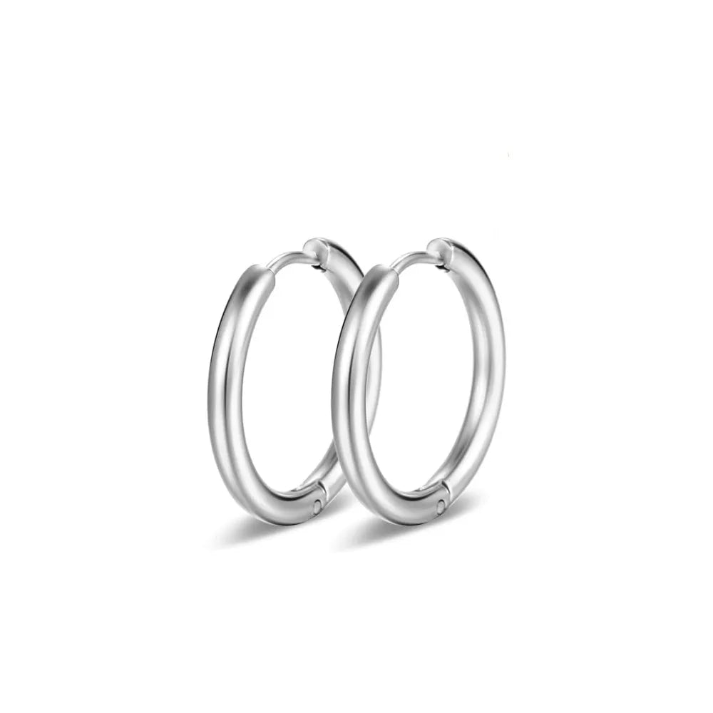 5 Pairs 14K Gold Plated Huggie Hoop Earrings for Women Men  Small Hoops,