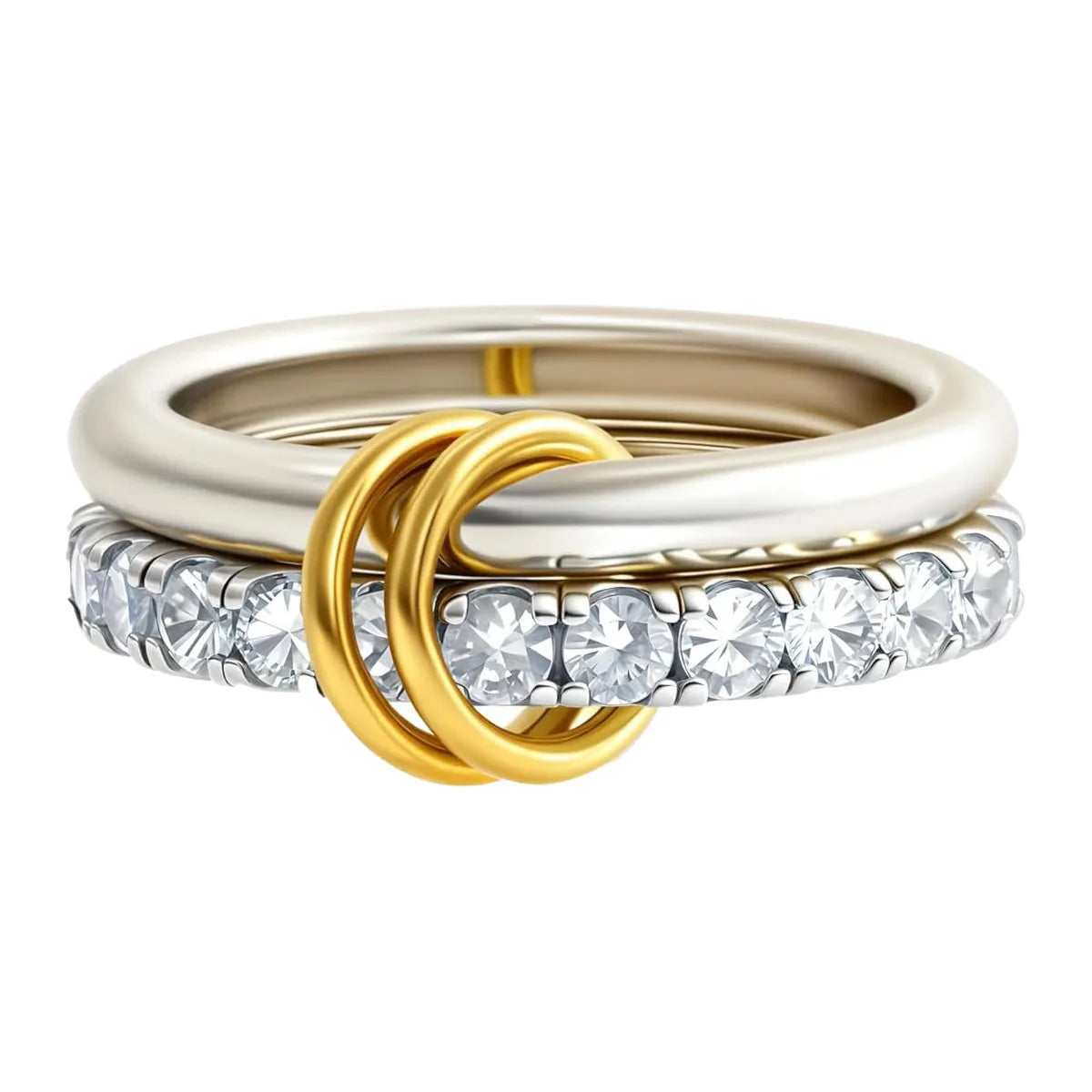 Chic Two - Tone Ring Set