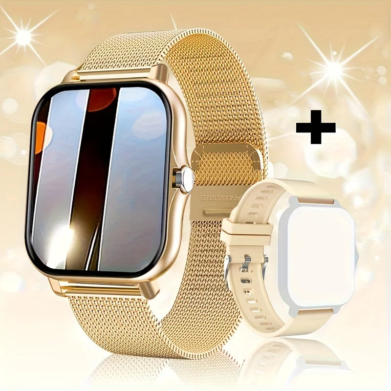 All-in-One Smartwatch – Call & Dial, Fitness Tracking, App Alerts, iPhone & Android Compatible